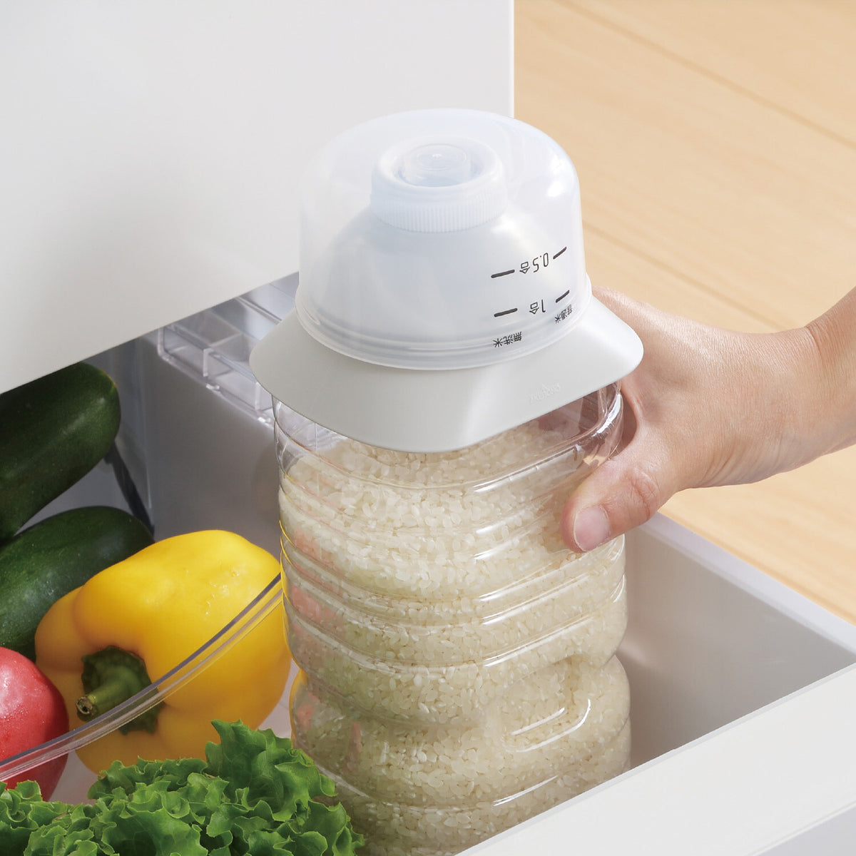 Akebono Kome Colle Rice Container Funnel