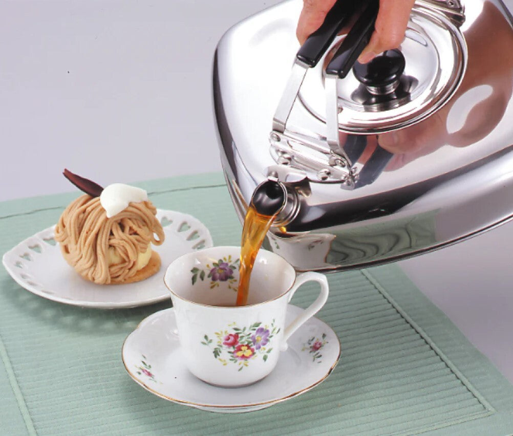 Wahei Freiz Cube Tea Kettle Stainless Steel 1.6L