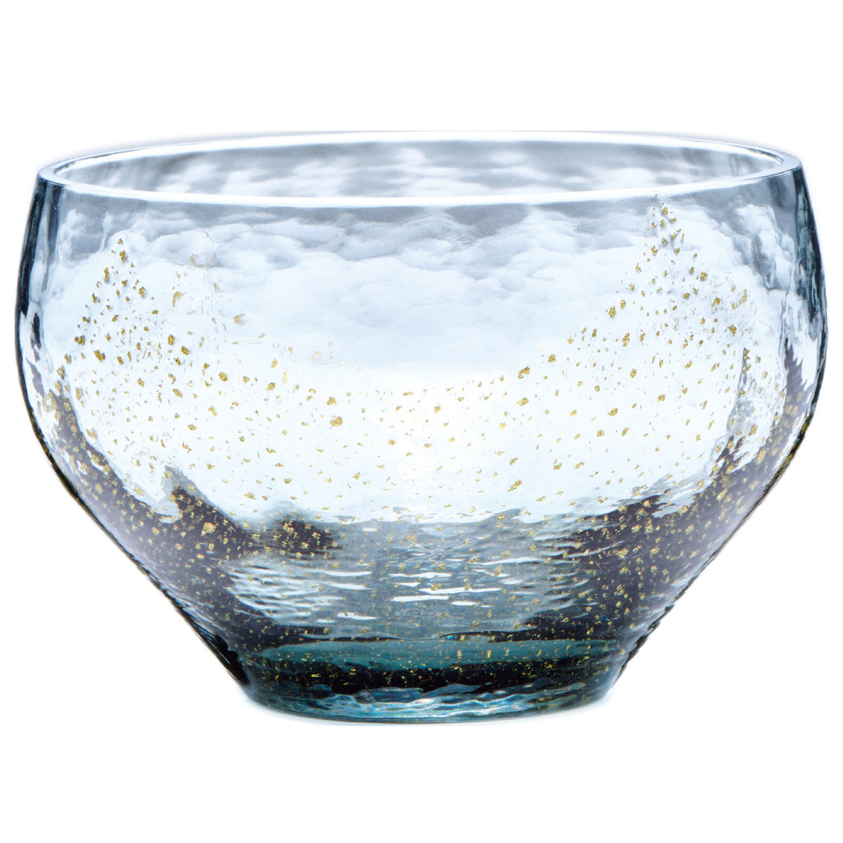Toyo-Sasaki Glass Yachiyo Kiln Round Cup Iron Navy Blue 10.6cm