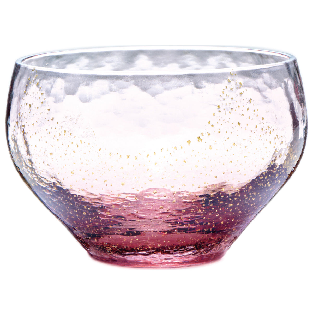 Toyo-Sasaki Glass Yachiyo Kiln Round Cup Plum Purple 10.6cm