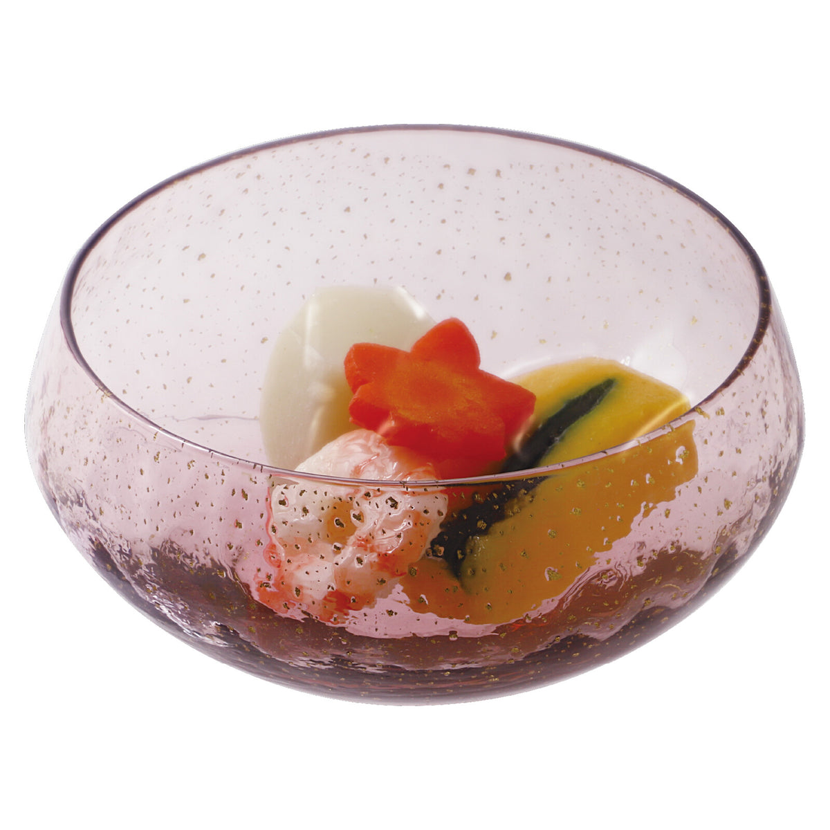 Toyo-Sasaki Glass Yachiyo Kiln Round Cup Plum Purple 10368PAM