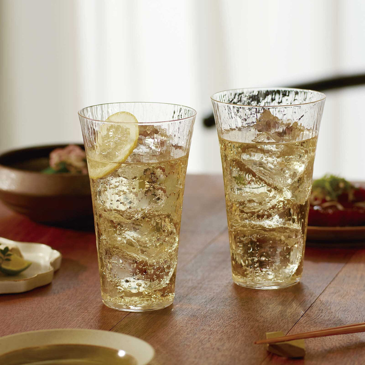 Toyo-Sasaki Glass Thin Highball Glass Set