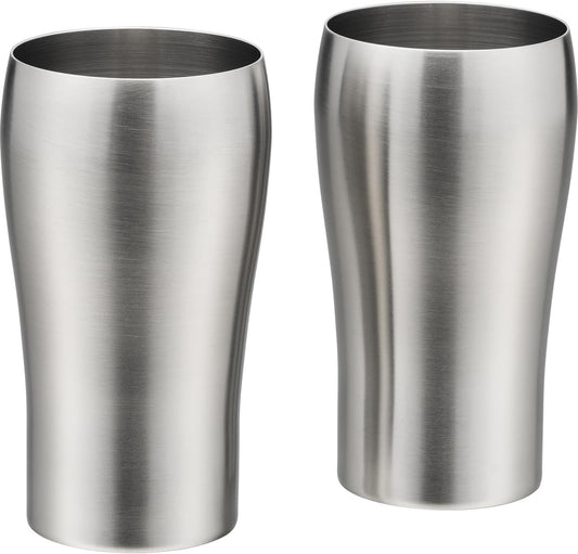Wahei Freiz Enzo Stainless Steel Tumbler 280ml Set of 2 EM-092