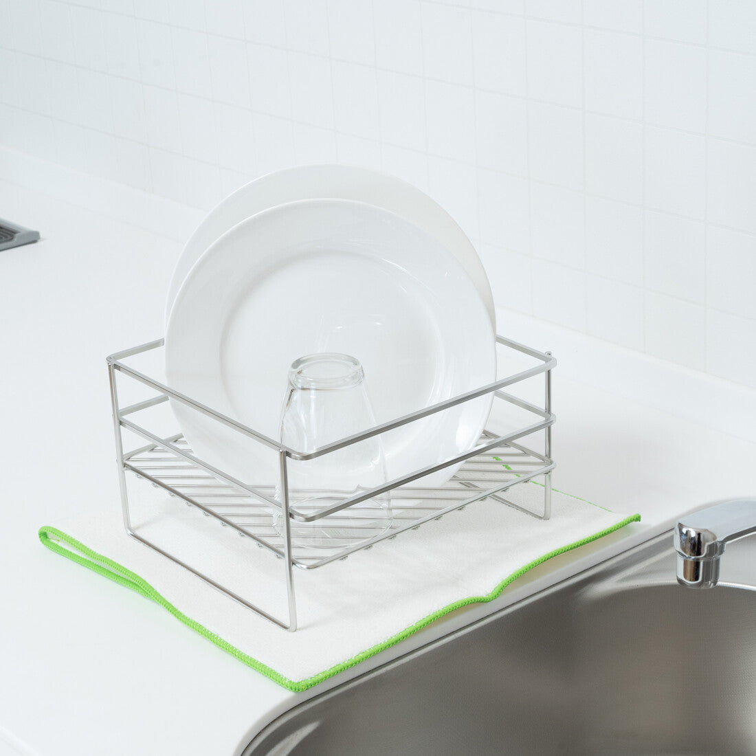 Wahei Freiz Enzo Compact Dish Drying Rack Stainless Steel EN-019