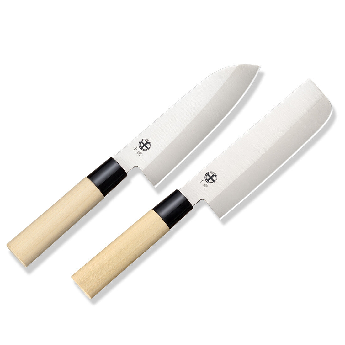 Wahei Freiz Chitose Molybdenum Vanadium Steel Japanese Knife Set of 2 CS-059
