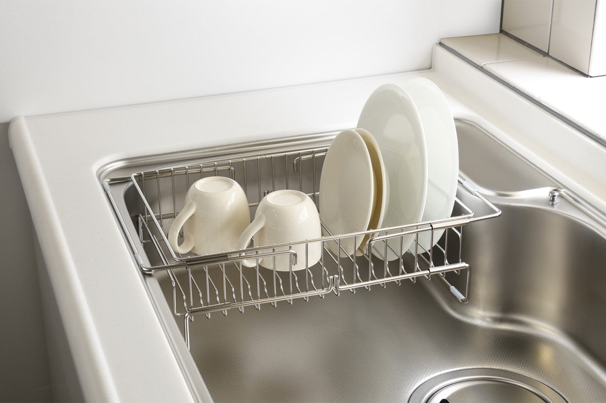Wahei Freiz Enzo Expandable Dish Drying Rack for In or Over Sink EM-086