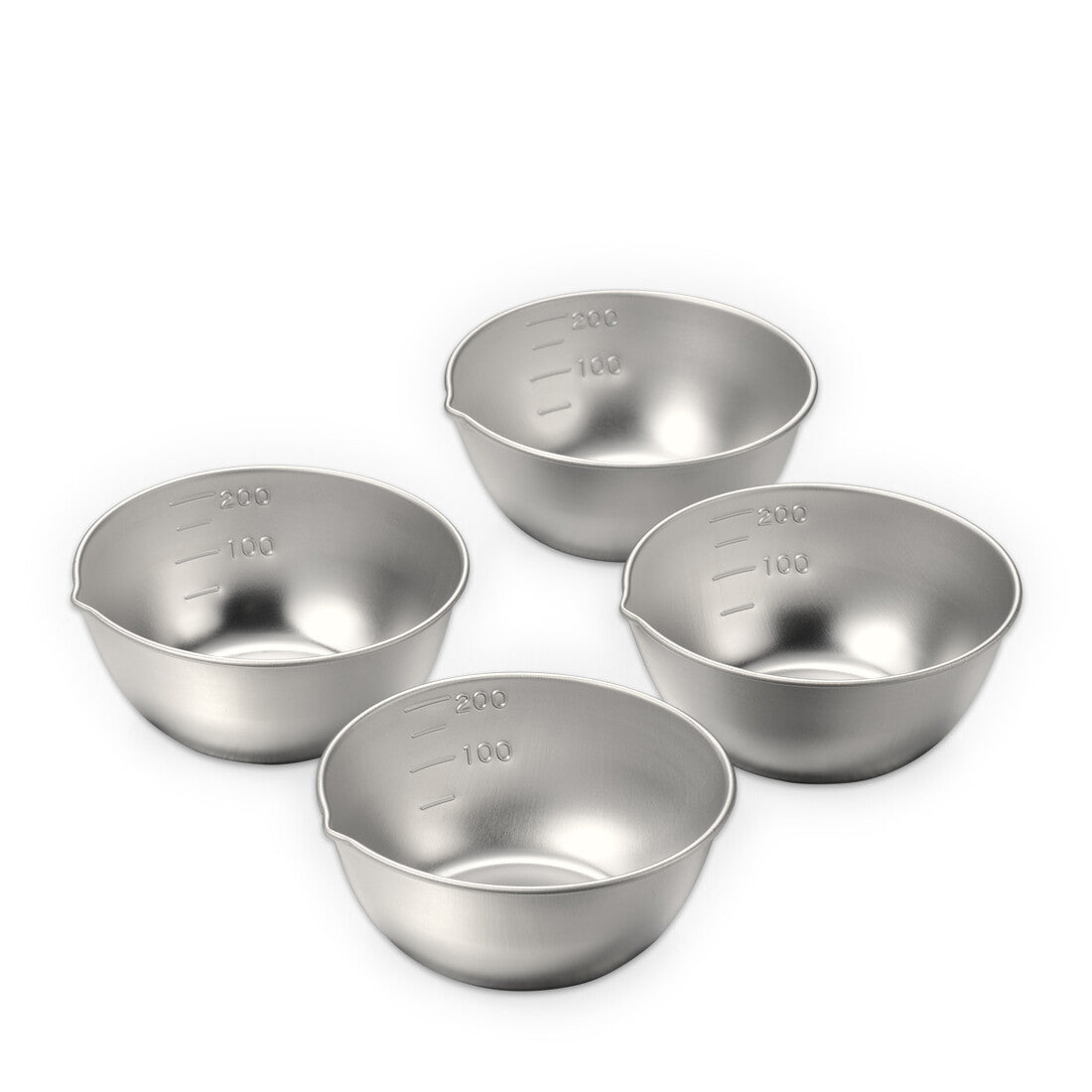 Wahei Freiz Tsubamesan Stainless Steel Mini Prep Bowls 10cm Set of 4 EM-096