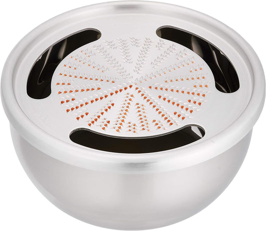Shinko Copper Grater with Stainless Steel Tray 15cm