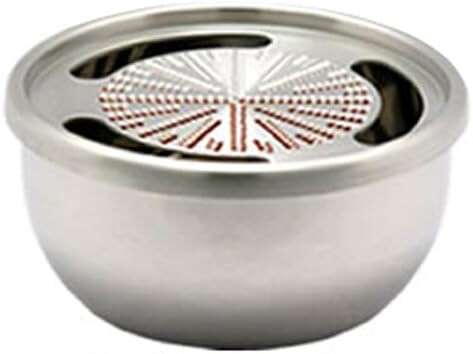 Shinko Copper Grater with Stainless Steel Tray 15cm