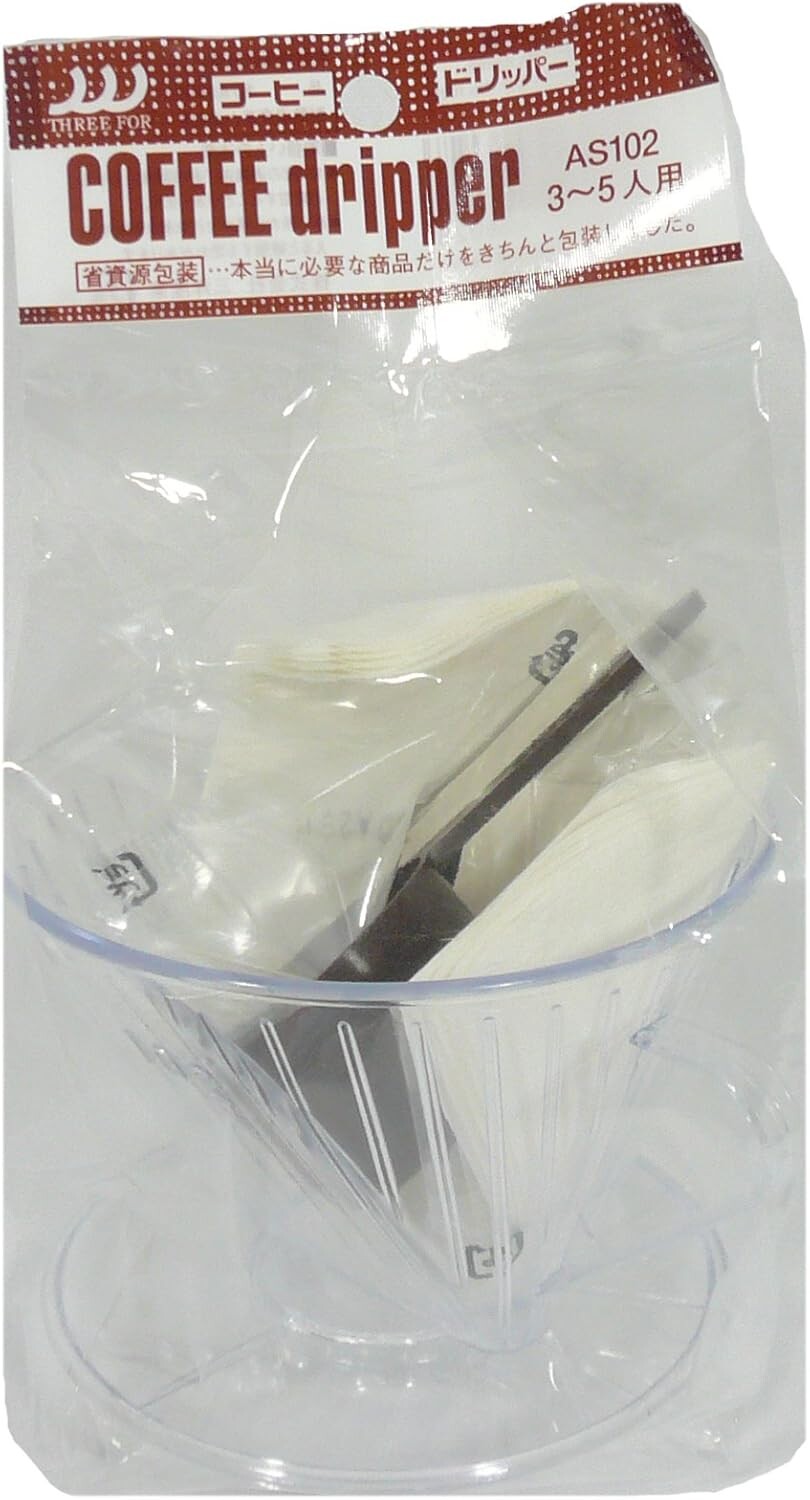 Sanyo Sangyo Pour Over Coffee Dripper for 3 to 5 Cups AS Resin