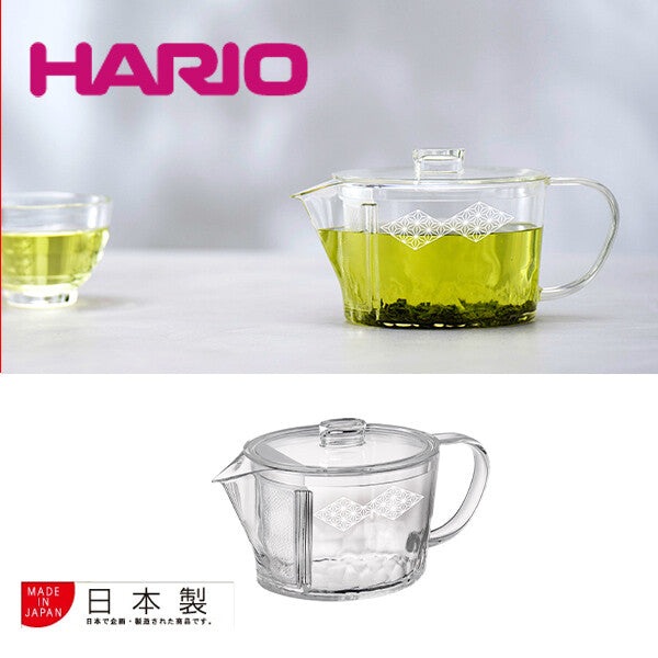 Hario Filter-In Teapot Asanoha Hemp Leaf Pattern