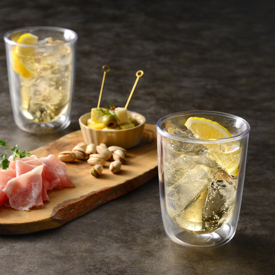 Wahei Freiz Tsubame Shatterproof Double Wall Glass 340ml Set of 2 EM-102
