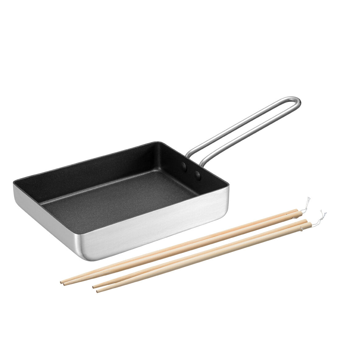 Wahei Freiz Deli Meez Induction Egg Pan 13x18cm with Chopsticks MB-3029