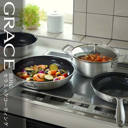 Wahei Freiz Ceramic Coated IH Frying Pan 26cm MB-3632