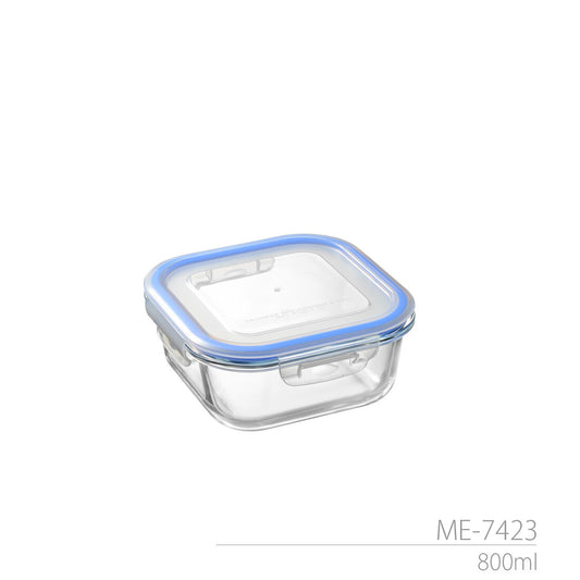 Wahei Freiz Resh Heat-Resistant Glass Container 6-Piece Set B ME-7401