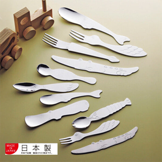 Azuma SALUS Animal Cutlery Whale Spoon Size S Stainless Steel