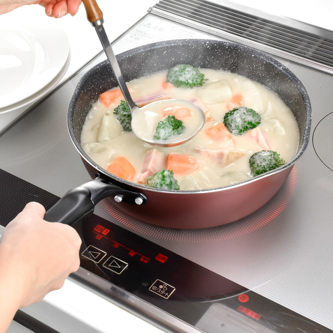Wahei Freiz Deep IH Frying Pan 28cm MB-3650