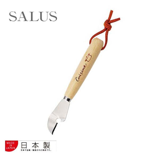 Cuisine Stainless Steel Can Opener with Wood Handle