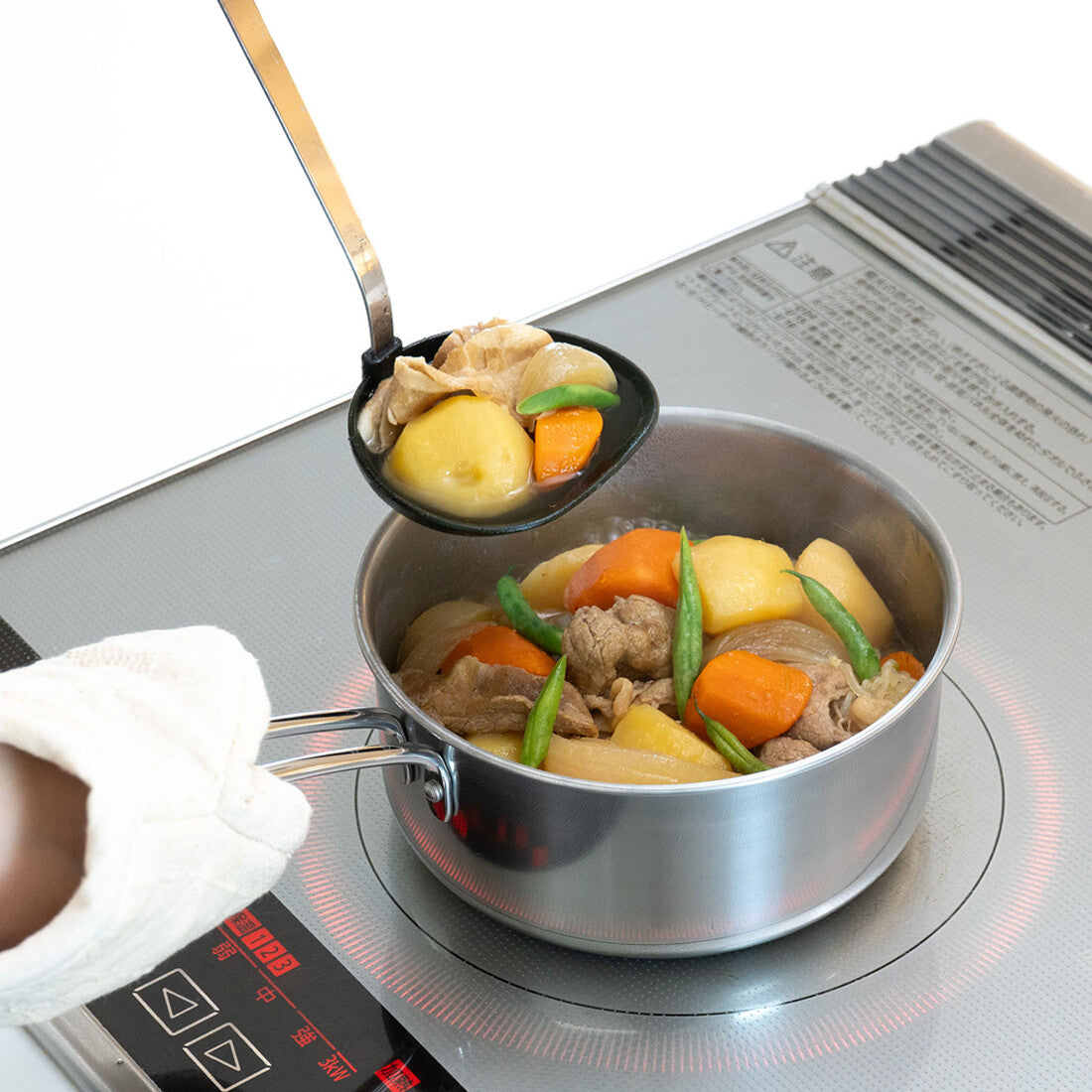 Wahei Freiz Yukihira Saucepan 16cm with Measuring Marks Induction Ready MB-3810