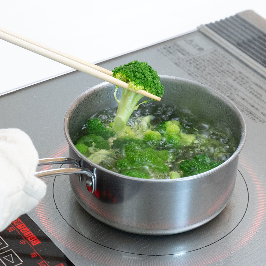 Wahei Freiz Yukihira Saucepan 16cm with Measuring Marks Induction Ready MB-3810
