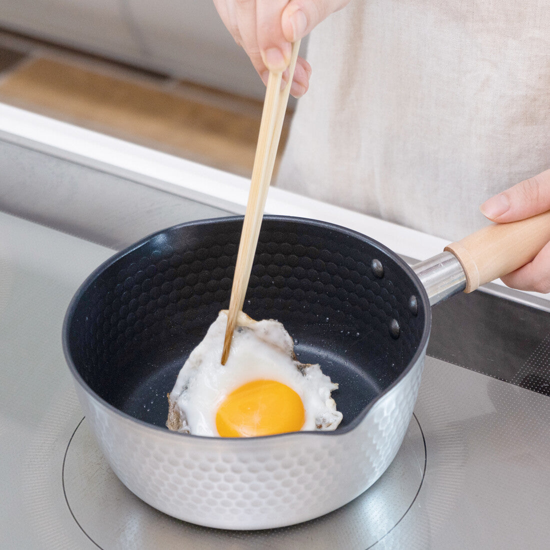Wahei Freiz IH Aluminum Yukihira Saucepan 18cm RB-2883