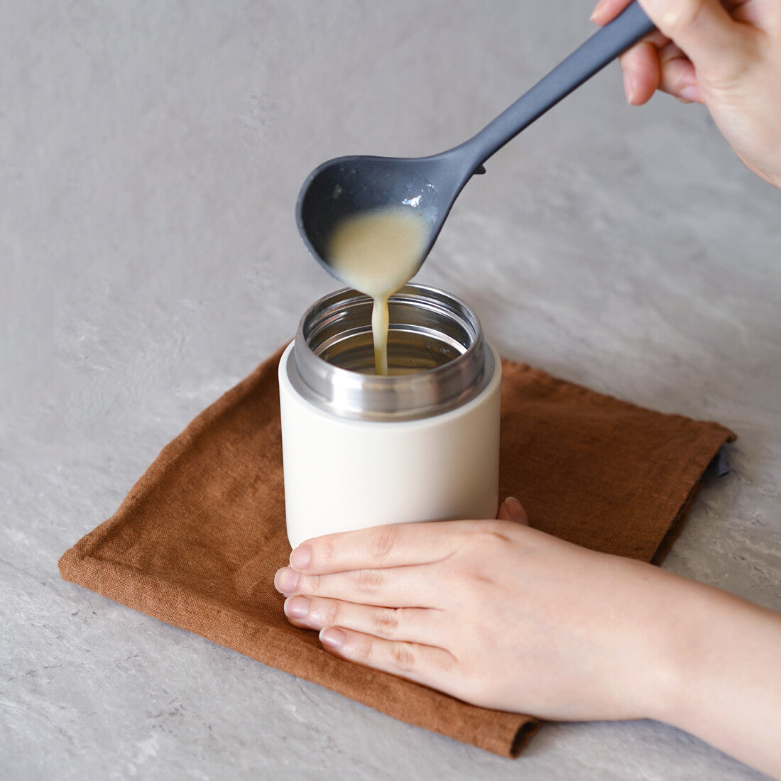 Wahei Freiz Pan Tool Silicone Mini Ladle RE-7650