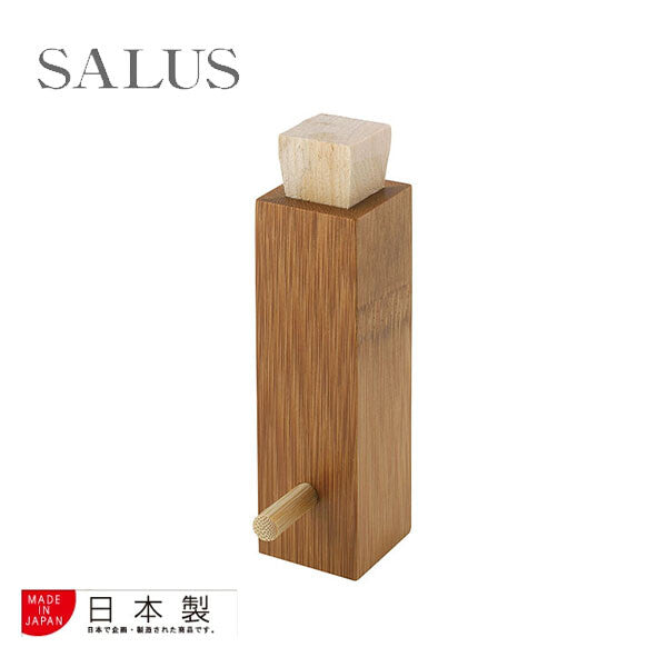 Azuma SALUS Susutake Bamboo Square Shichimi Spice Container