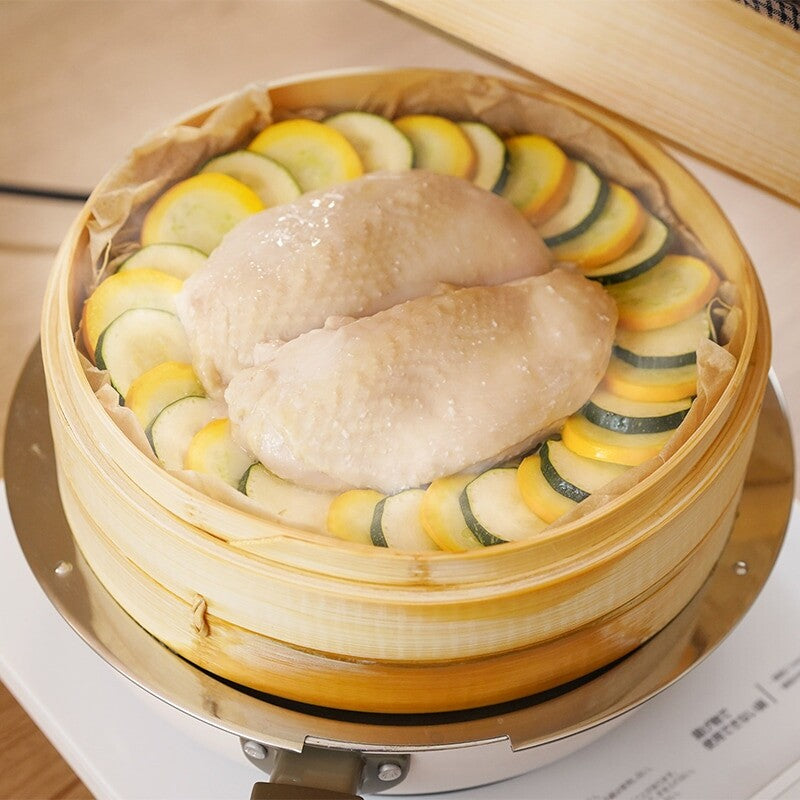 Wahei Freiz Hocona Bamboo Steamer Basket Set 25cm