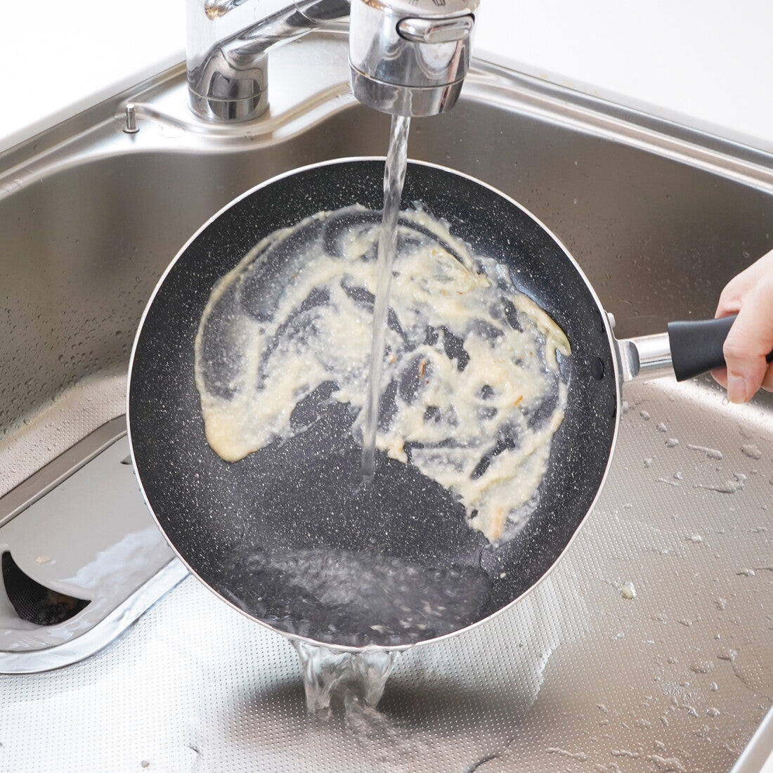 Wahei Freiz Good Marble IH Compatible Stir-Fry Pan 28cm RB-3674