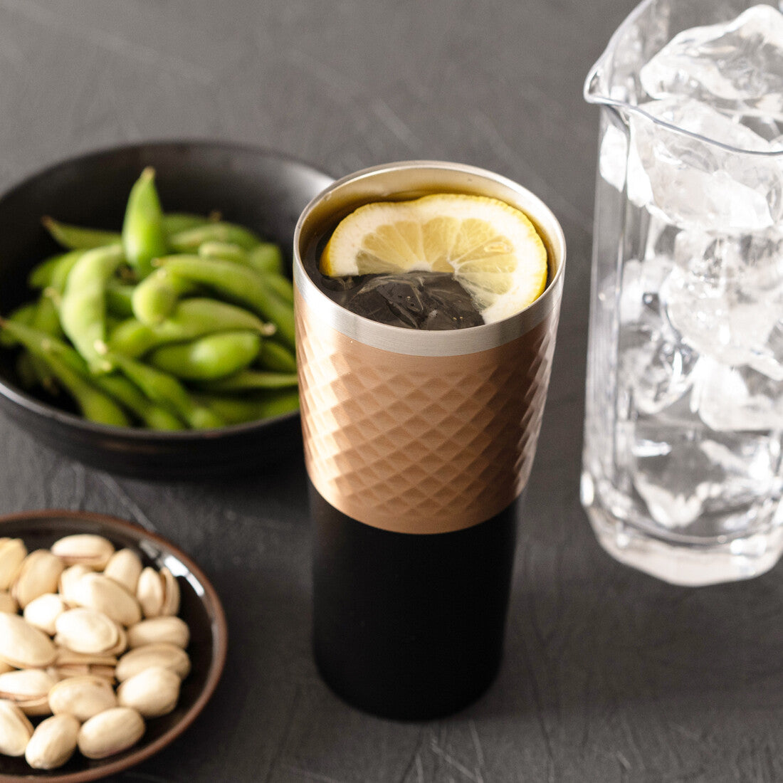 Wahei Freiz Fortec Stainless Steel Tumbler 600ml Gray RH-1767