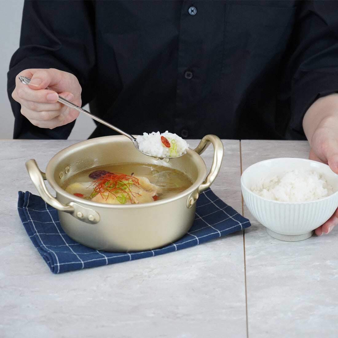 Wahei Freiz Korean-Style Aluminum Ramen Pot 16cm RB-3659
