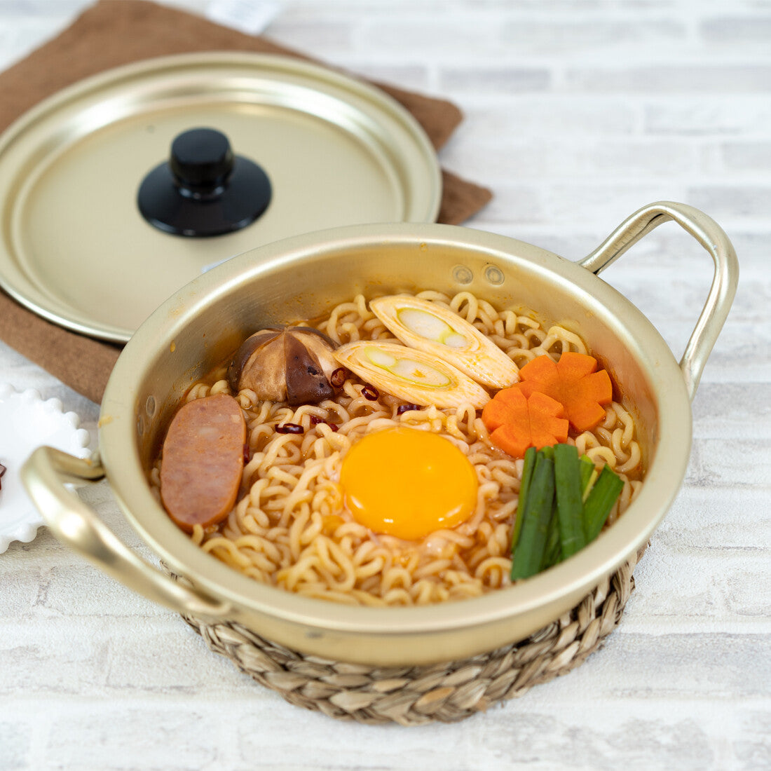 Wahei Freiz Korean-Style Shallow Aluminum Pot 18cm RB-3660