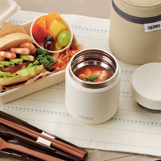 Thermos Vacuum Insulated Soup Jar 300ml Ivory JED-300