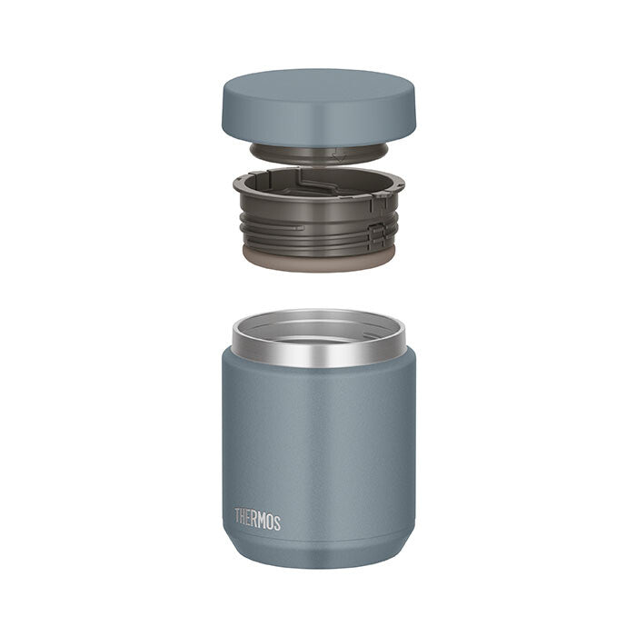 Thermos Vacuum Insulated Soup Jar 400ml Gray Green JED-400