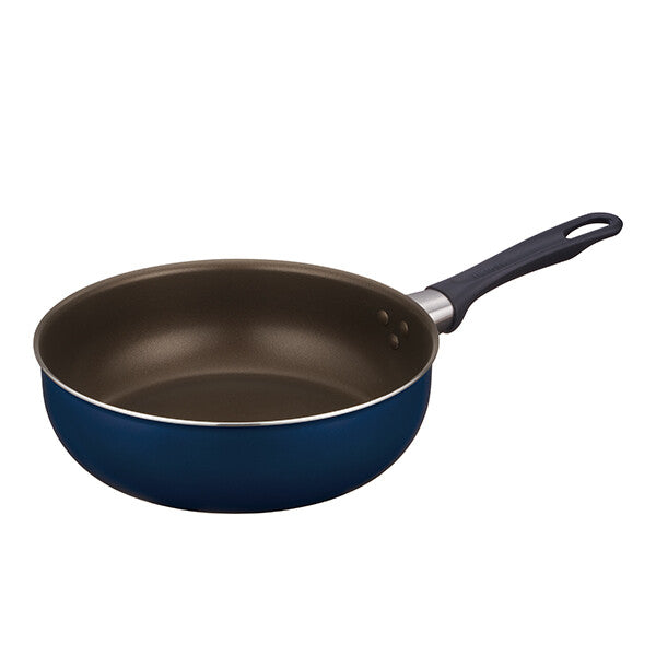 Thermos Durable Series Stir-Fry Pan 24cm Navy KFI-024D