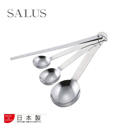 Azuma SALUS Measuring Spoons with Scraper Set of 3