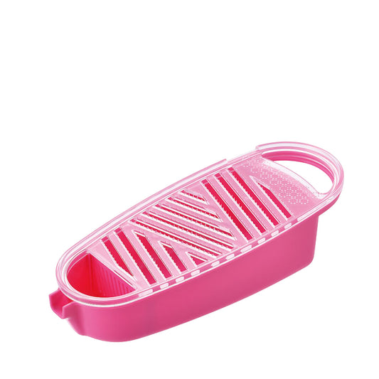 Shimomura Kitchen a La Mode Grater with Catch Tray Pink KUO-01P