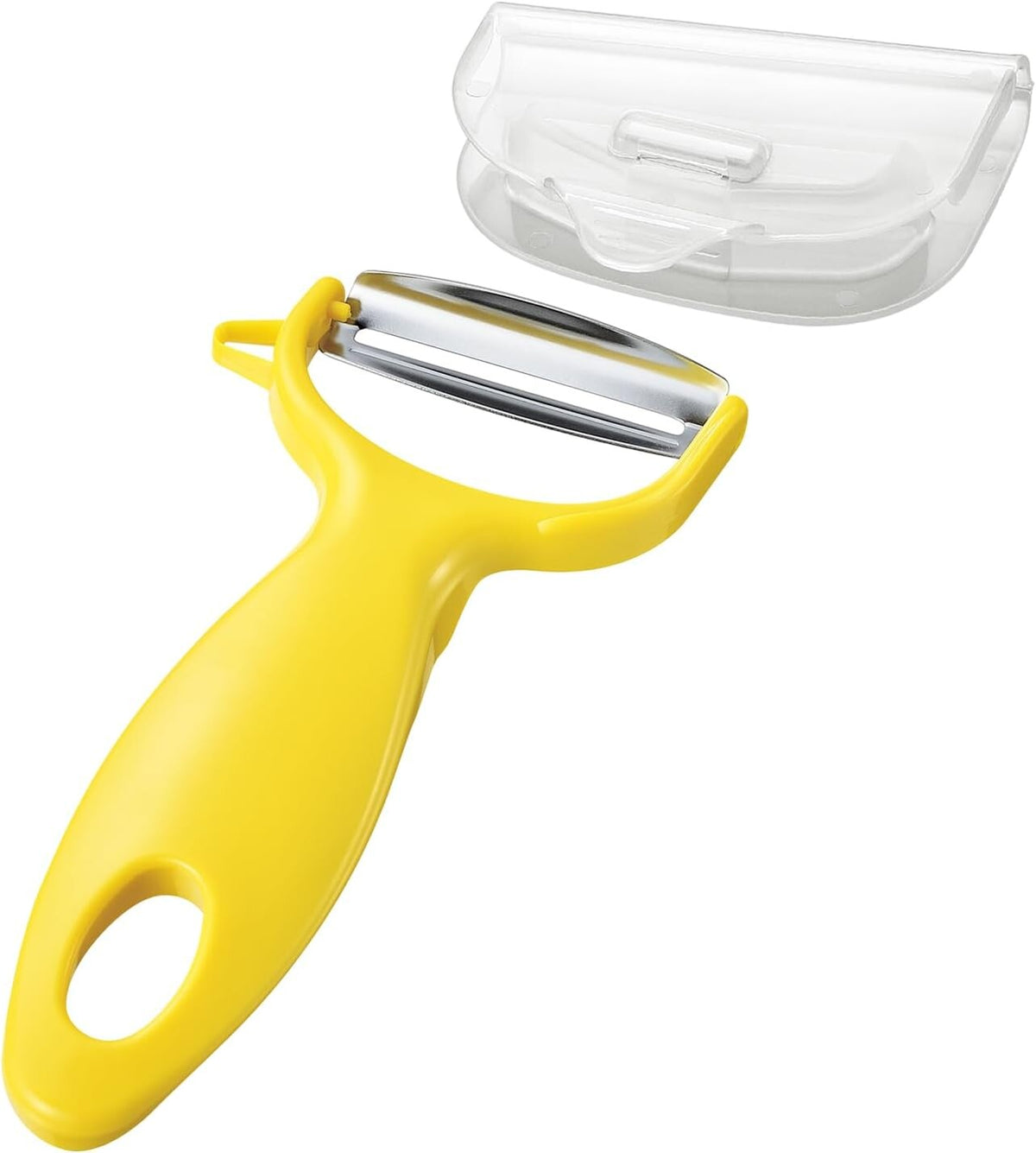 Shimomura Full Veggie Kurumaru Sharp Peeler with Cover
