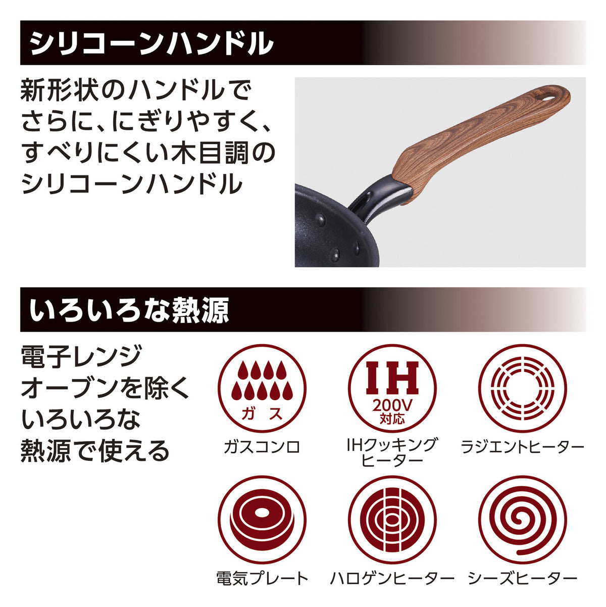 Takehara Seikan Waraku-tei Aya IH Frying Pan 20cm PM-720