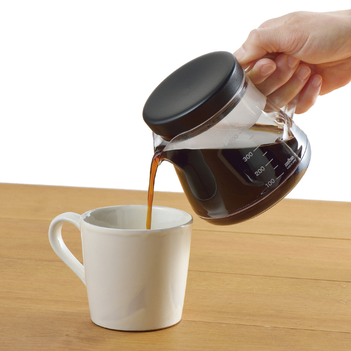 Akebono Stron Coffee Server 400ml Black TW-3730