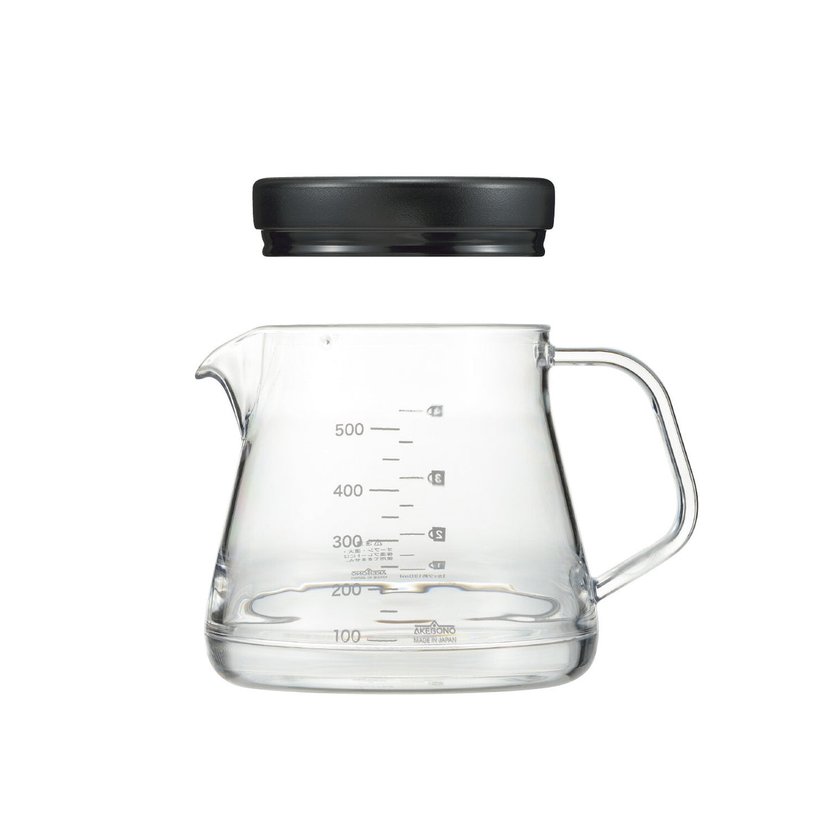 Akebono Stron Unbreakable Coffee Server 500ml Black TW-3732