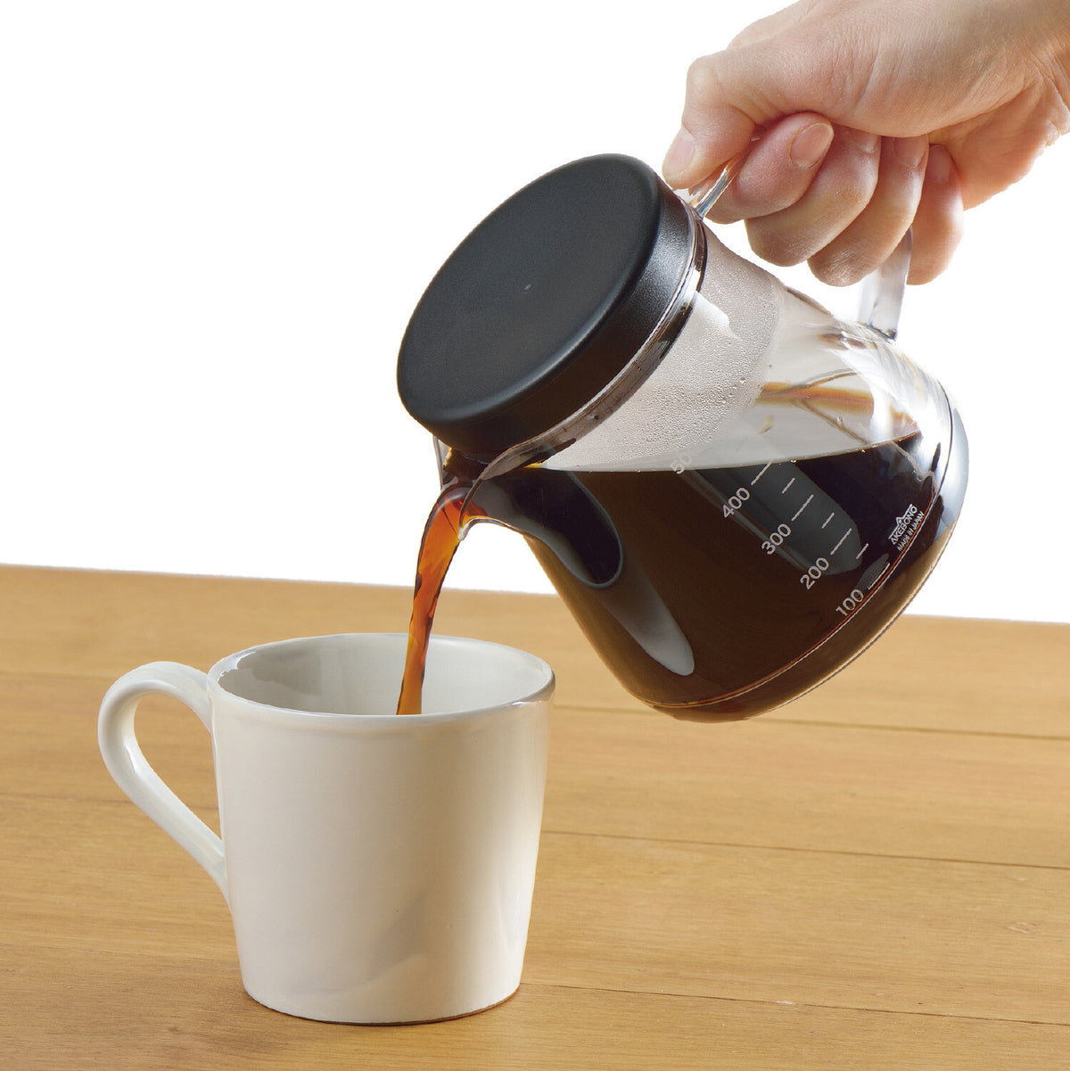 Akebono Stron Unbreakable Coffee Server 500ml Black TW-3732