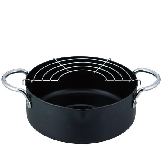 Wahei Freiz Agedutsumi Tempura Pot 20cm with Rack AR-7003