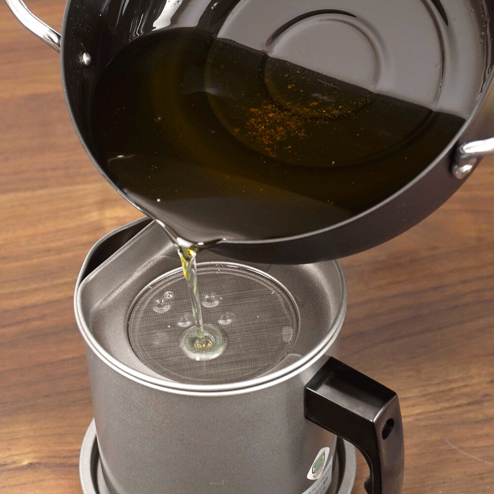 Wahei Freiz Agedutsumi Tempura Pot 20cm with Rack AR-7003