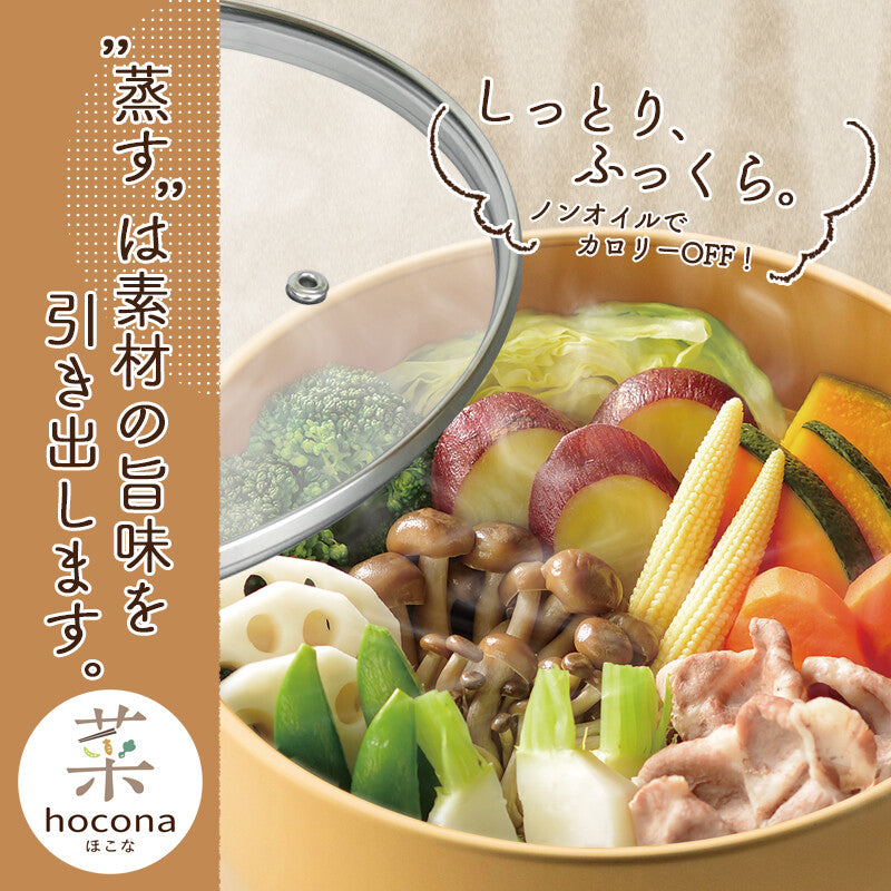 Wahei Freiz Hokona Induction Steamer Pot 24cm RB-3661