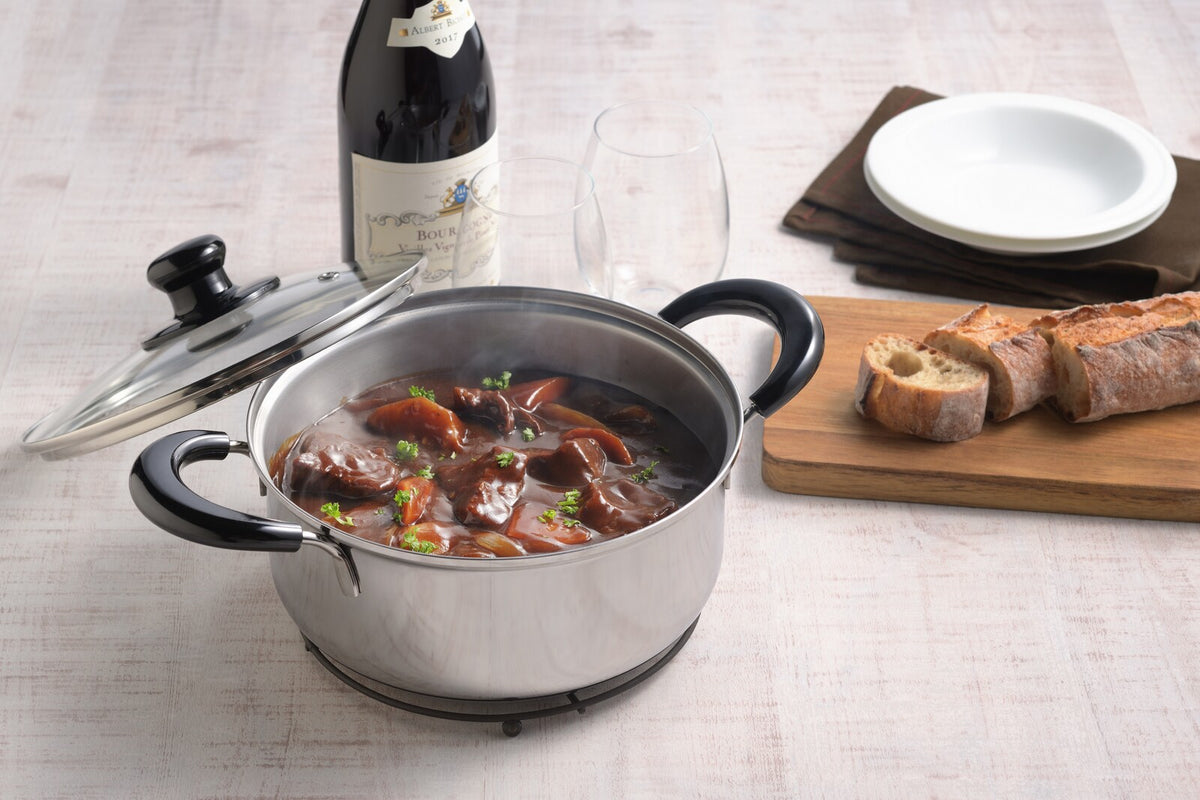 Yoshikawa Cook Look Neo Two-Handle Pot 20cm SJ4005