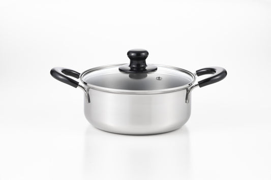 Yoshikawa Cook Look Neo Two-Handle Pot