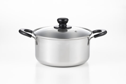 Yoshikawa Cook Look Neo Deep Two-Handle Pot 22cm SJ4006