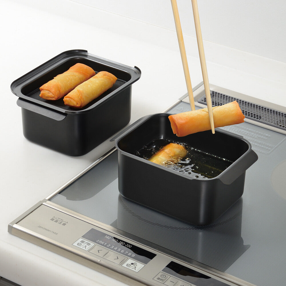 Wahei Freiz Poco Frit Induction Square Oil Drainer RB-3712