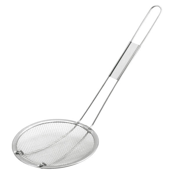Minex Metal 18-8 Stainless Steel Tempura Crumb Skimmer Coarse Mesh Small